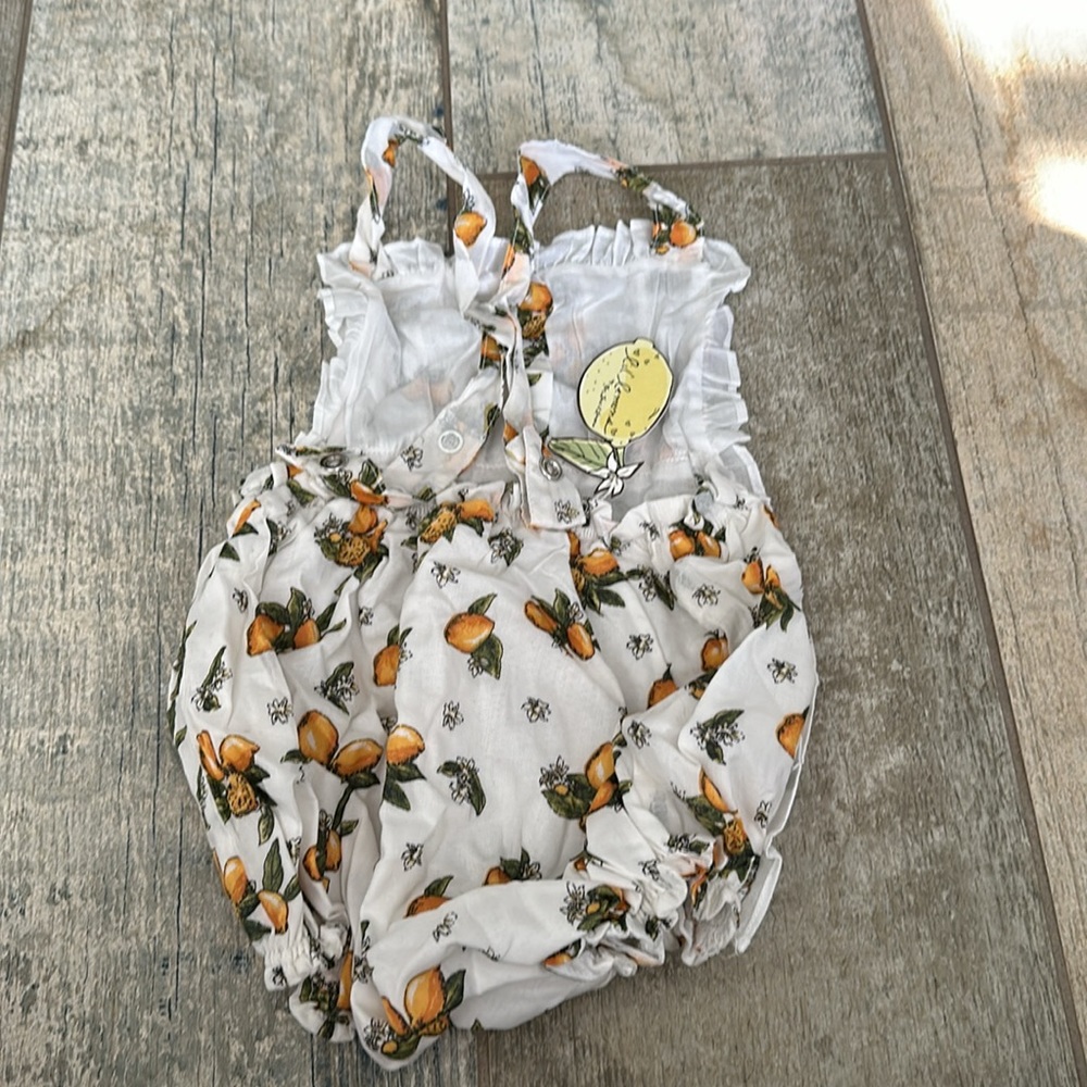 NWT lil lemons bloom bubble romper - Picture 5 of 6